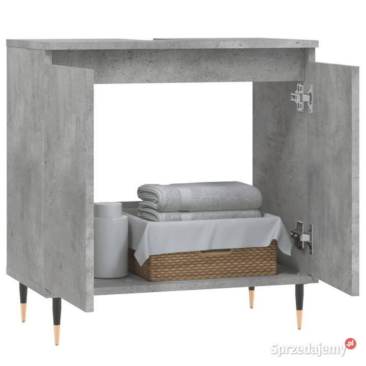 Szafka łazienkowa szarość betonu 58x33x60 Warszawa