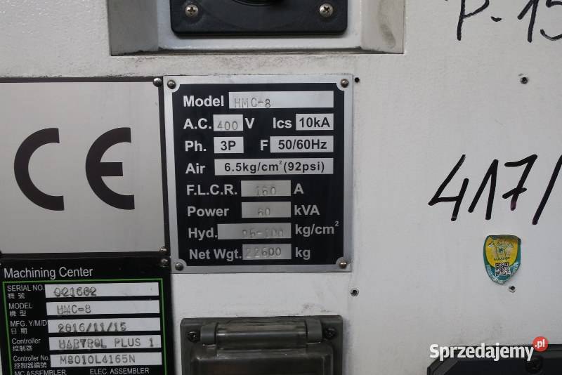 Poziome tokarskie centrum obróbcze Hartford HMC8 Reszel