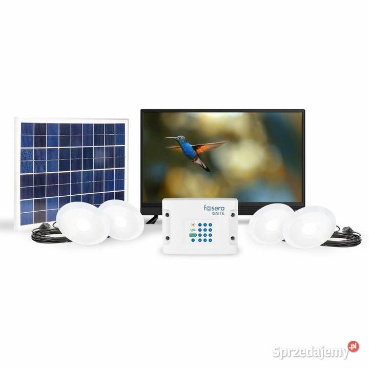 Mega zestaw kemping telewizor 12 bank energii Legnica