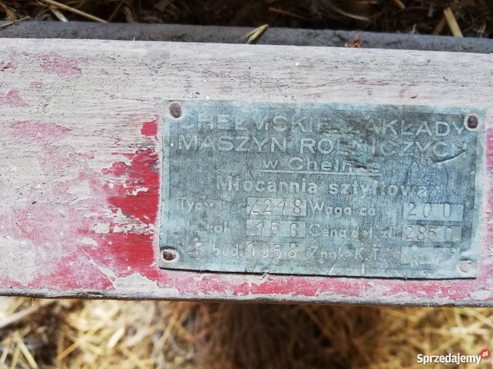 Młocarnia nieuszkodzony