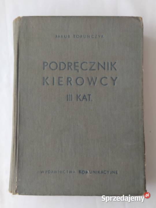 Podręcznik kierowcy III kat Jakub Toruńczyk Podręczniki Hajnówka