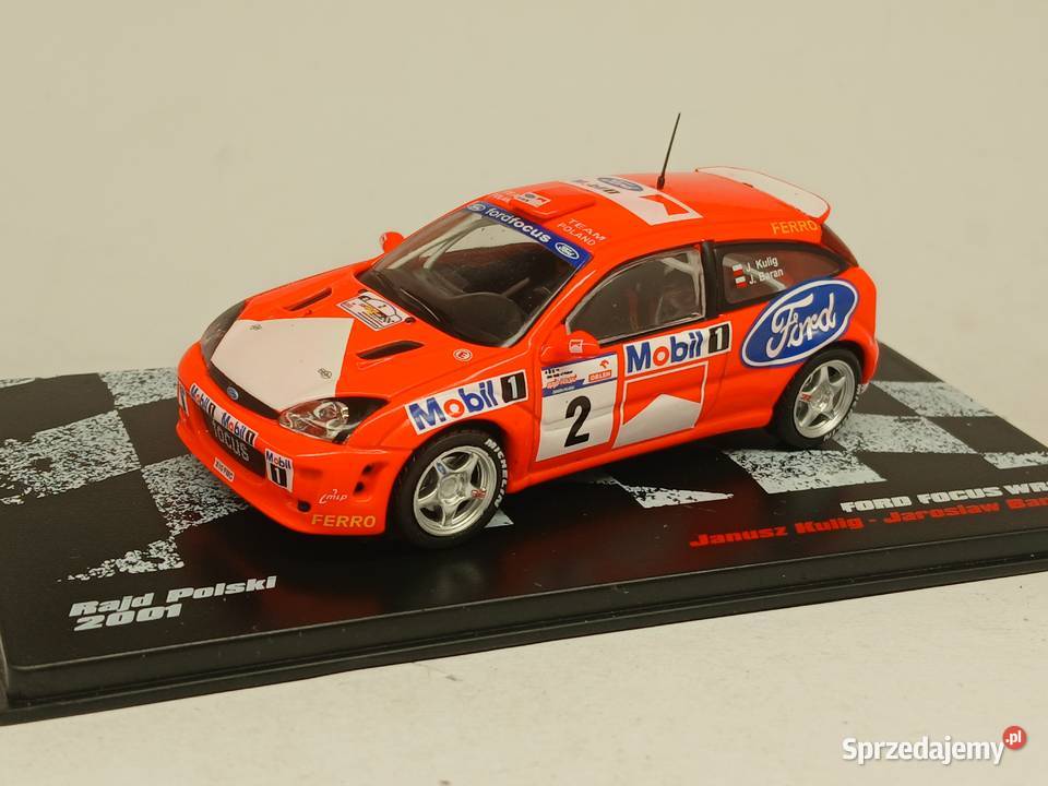 Model Rajdowy Ford Focus WRC 143 Kulig Wrocław