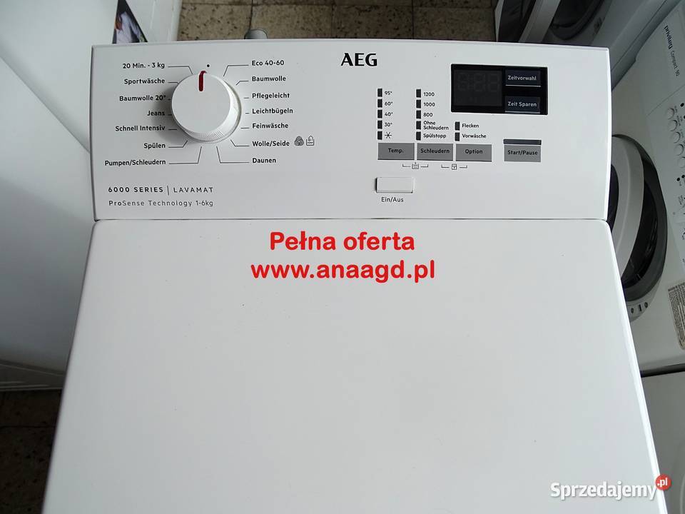 Pralka AEG 6000 Series Pro Sense A 6 GWARANCJA Pralki i suszarki