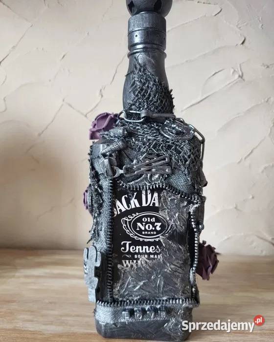 Lampa ręcznie robiona z butelki Jack Daniels Włocławek