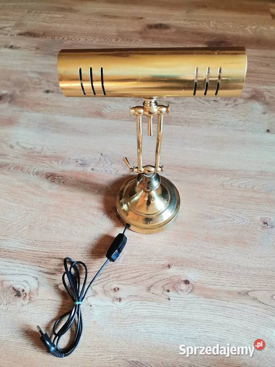 Lampa mosiężna gabinetowa Kraków