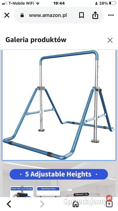 Drążek gimnastyczny wielkopolskie Koło