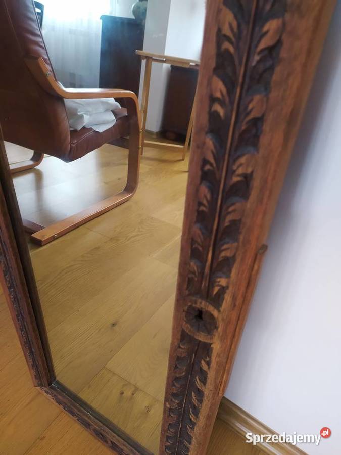 stare lustro dębowe w ramie szafie Warszawa