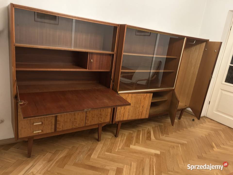 Meble PRL dwa regały można kupić pojedynczy Warszawa