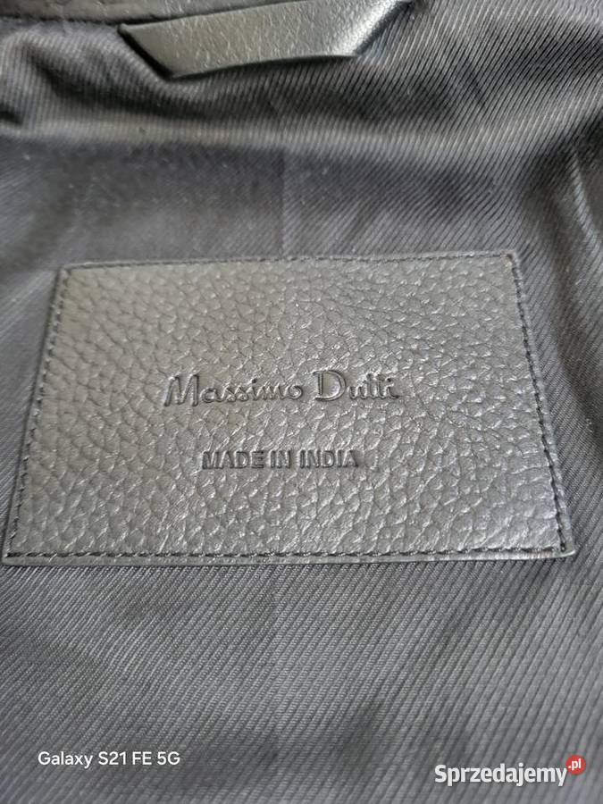 Klasyczna kurtka skórzana męska Massimo Dutti L sprzedam