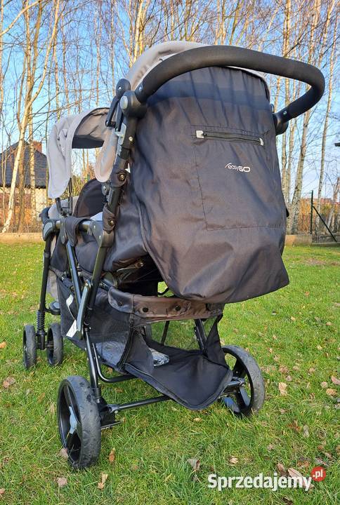 Wózek bliźniaczy roku Easy Go Fusion pearl Folia przeciwdeszczowa  Warzenko sprzedam