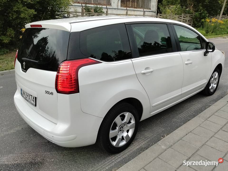 Peugeot 5008 Salon Polska nieuszkodzony Samochody osobowe Łódź