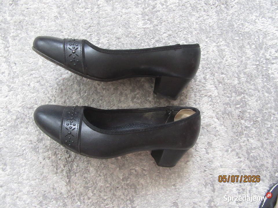 Buty czarne damskie Rumia