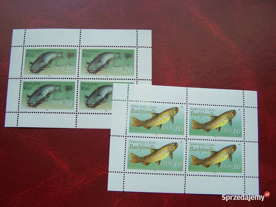 NRD 1987 MNH Mi 30867 Fauna Ryby Filatelistyka śląskie Tychy