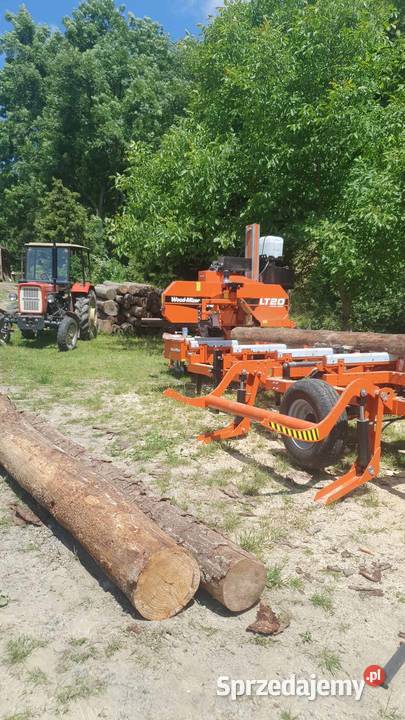 Usługa przecierania drewna trakiem mobilnym Myślenice