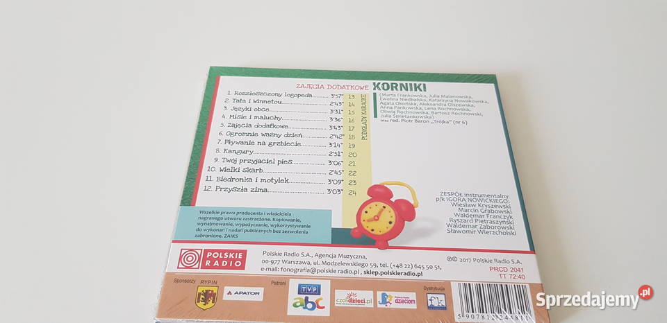 Nowe Korniki Zajęcia dodatkowe CD folia Warszawa