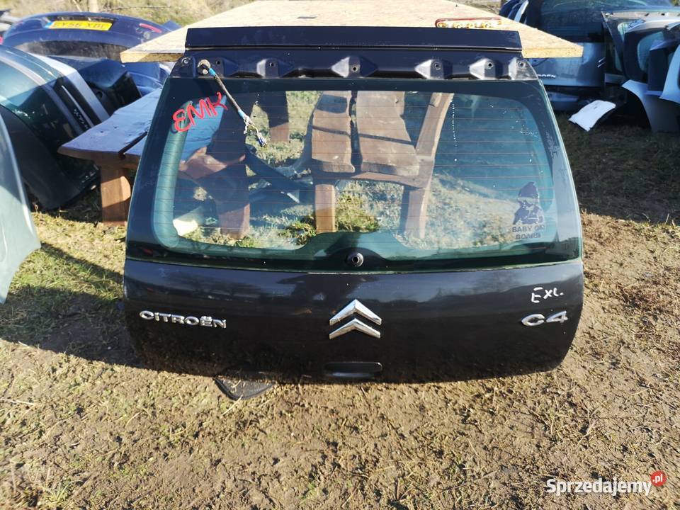 CITROEN C4 KLAPA TYŁ TYLNA EXL Zbierkowo