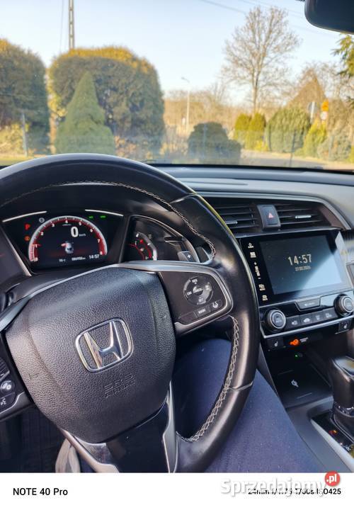 Honda Civic X 182 stan Samochody osobowe dolnośląskie