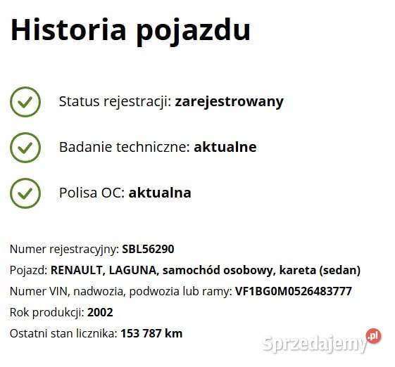 Renault Laguna Initiale Paris mały przebieg benzyna Kraków