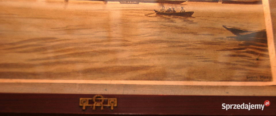 Piękna zabytkowa stara ramka z obrazem Secesja Warszawa sprzedam