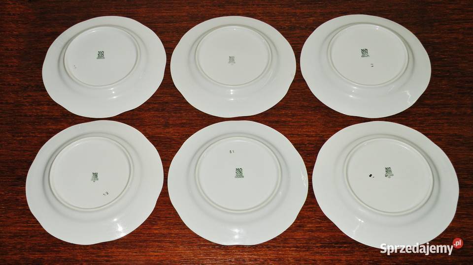 6 talerzy obiadowych płaskich Porcelana Włcławek kujawsko-pomorskie Bydgoszcz