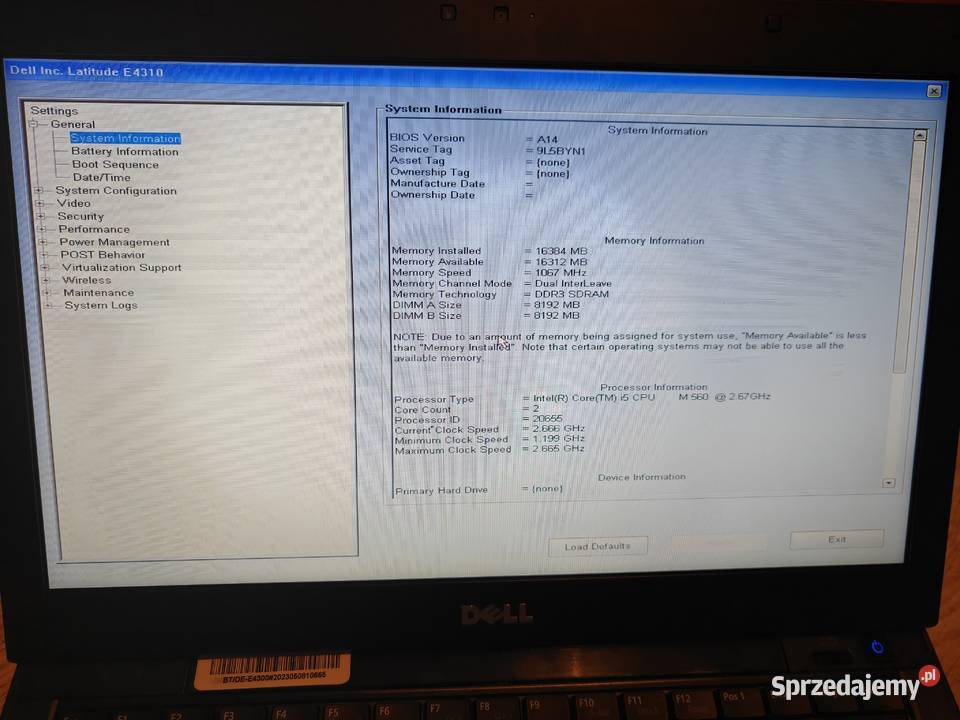 DELL latitude 4310 Dell wielkopolskie Rąbczyn sprzedam
