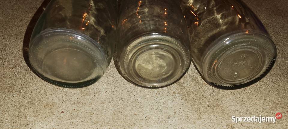 Stare butelki mleku Augustów