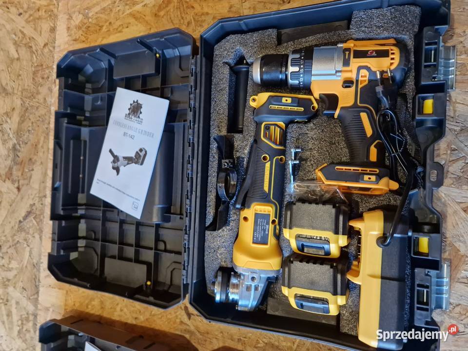 ZESTAW NARZĘDZI AKUMULATOROWYCH WKRĘTARKA