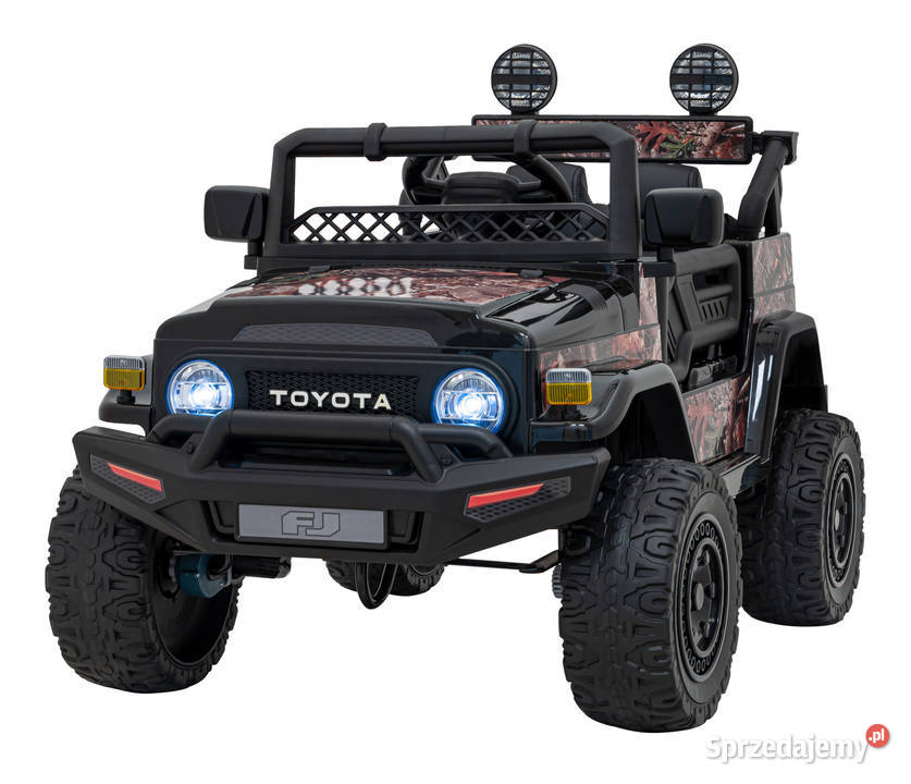 Toyota FJ Cruiser dzieci Czarna terenówka Łopuszno