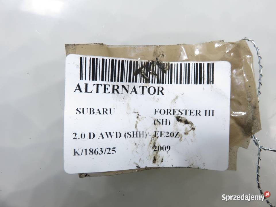 ALTERNATOR SUBARU FORESTER III SH 20 D AWD osobowe