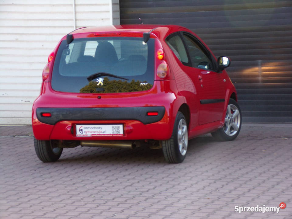 Peugeot 107 Klimatyzacja Gwarancja Lift 10 2011r manualna Mikołów