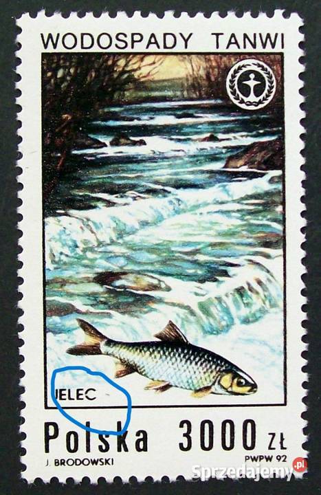 Znaczki polskie 1992 Fi 3233 z błędem B1 Leźnica Wielka-Osiedle