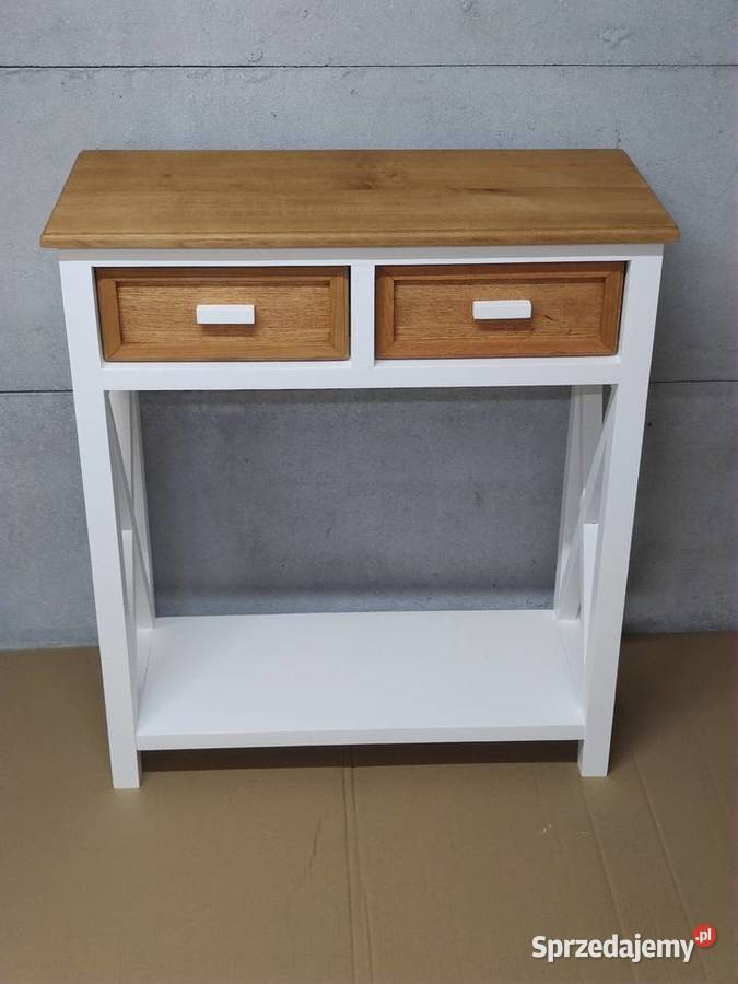 Konsola drewniana dębowa Pozostałe Wyposażenie wnętrz Zduńska Wola sprzedam