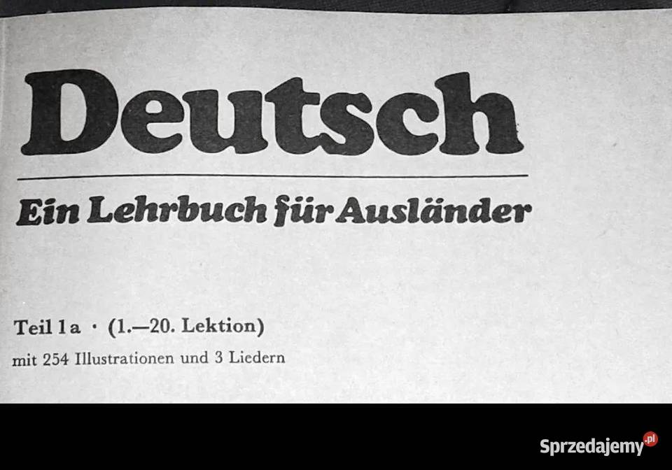 Deutsch Ein Lehrbuch fr Auslnder 1 A H Dieling Chełm