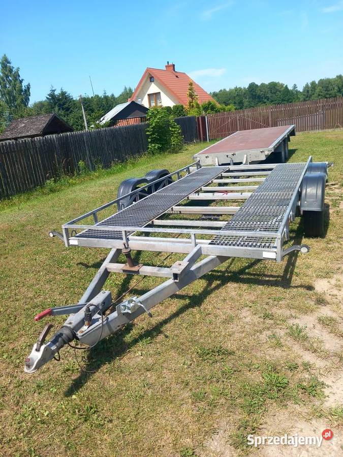 Przyczepa dwu osiowa niemiecka 3x15m 2t DMC Suwałki