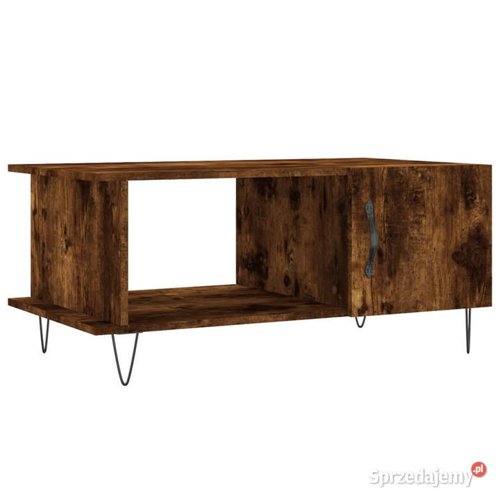 Stolik kawowy przydymiony dąb 90x50x40 WM829489