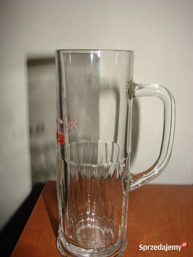 Schultheiss szklany kufel SOHM Pruszcz Gdański