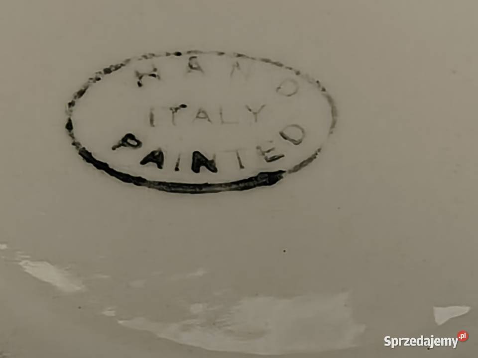 Piękna ręcznie malowana bombonierkaCapodimonte Rzeszów