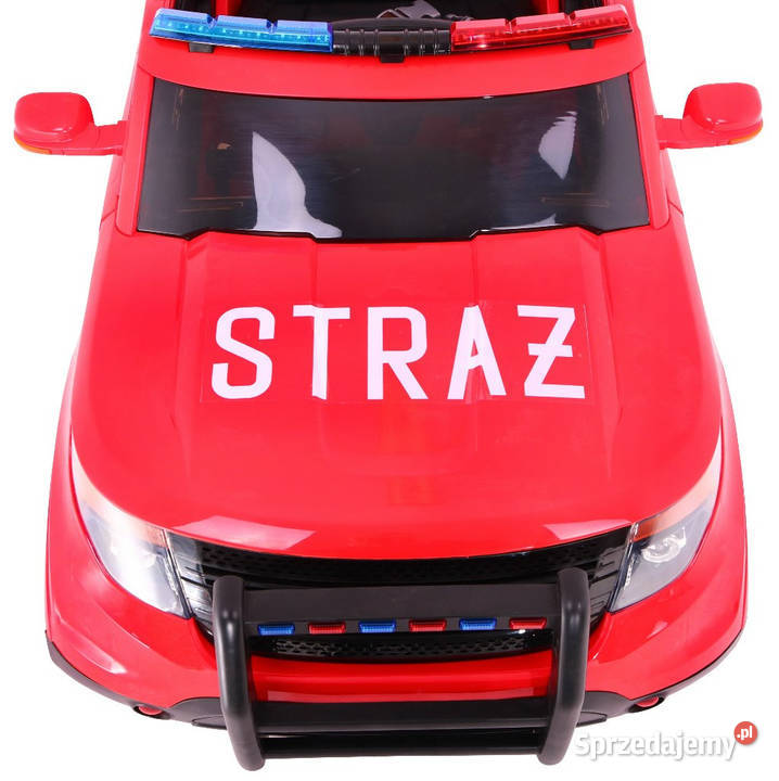 Samochód na akumulator SUV Straż Pożarna auto Warszawa