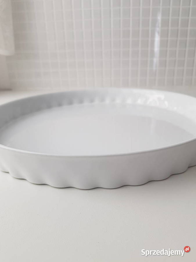 Ceramiczna forma na tartę IKEA VARDAGEN biała 29 Siemianowice Śląskie sprzedam