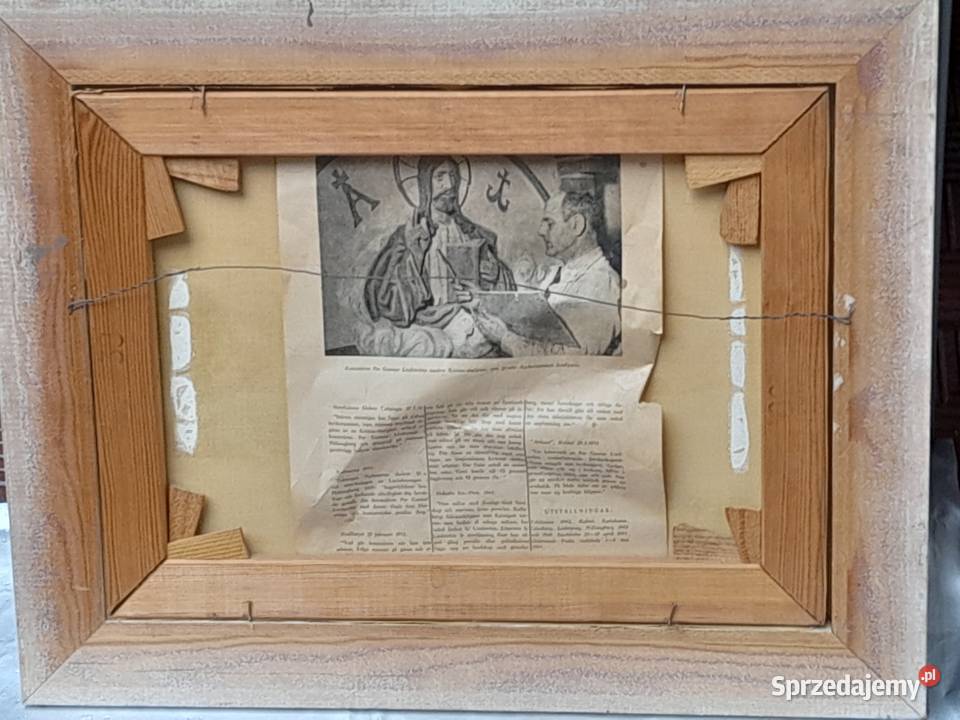 Per Gunnar Lindstrom 19091986 Antyczny obraz sprzedam