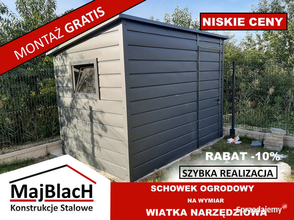A212Garaż Blaszany Wiata Magazyn Schowek Garaże Garaże i miejsca postojowe Wałcz