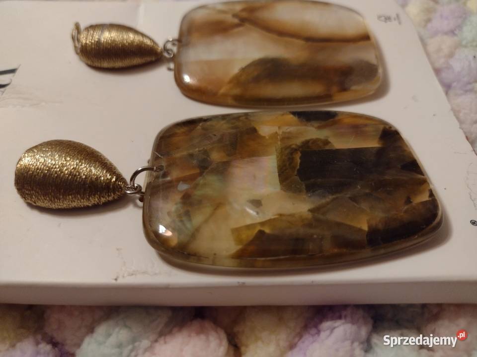 ZARA Duże kolczyki z Madrytu NOWE Zegarki i Biżuteria Kraków