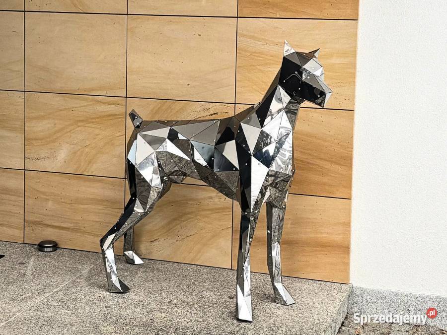 Figurki zwierząt do ogrodu salonu metalowe do mazowieckie Chynów sprzedam
