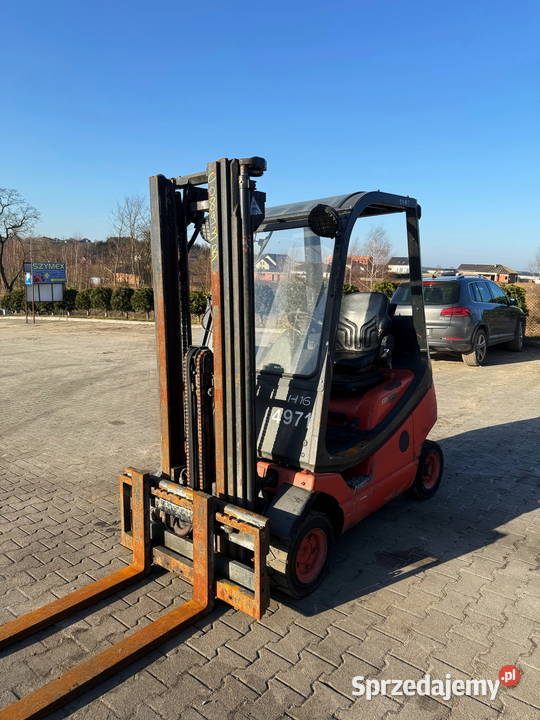 wózek widłowy LINDE H16T02 1600 Triplex 460m gaz Motoryzacja Działoszyn sprzedam