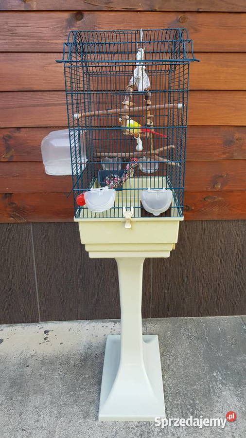 Klatka ptaków z podstawą i wyposażeniem 66x57x35 Warszawa