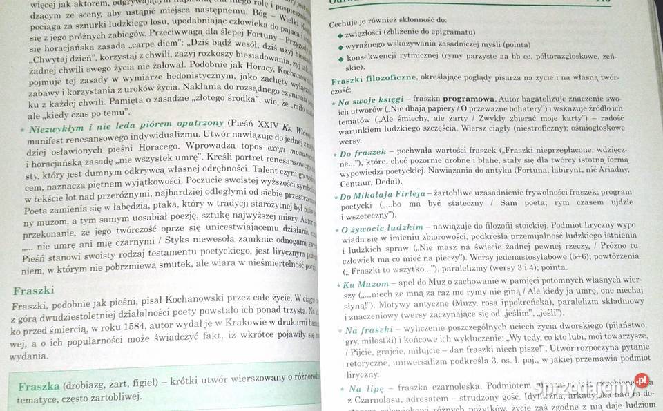 Epoki literackie Joanna LupasRutkowska Kultura i Rozrywka Chełm sprzedam