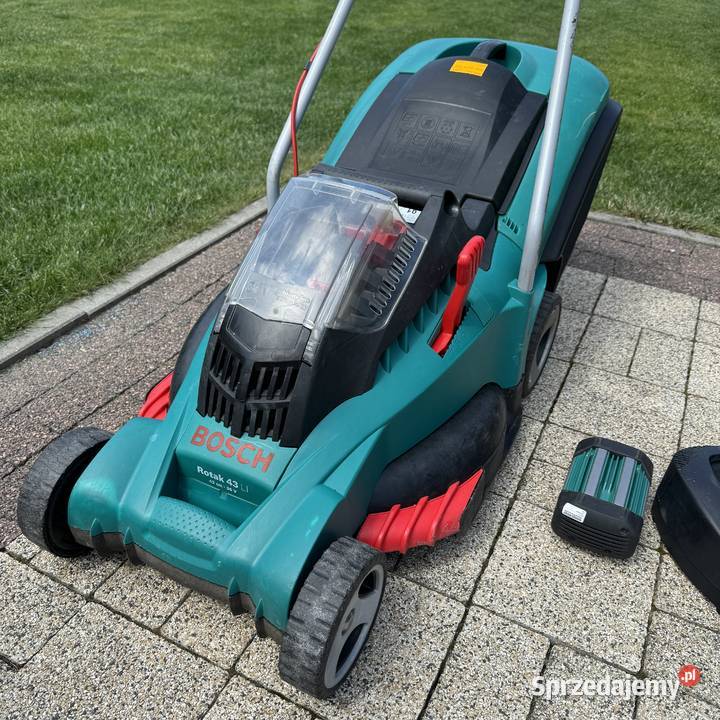 Kosiarka akumulatorowa Bosch Rotak 43Li z koszem Lubin