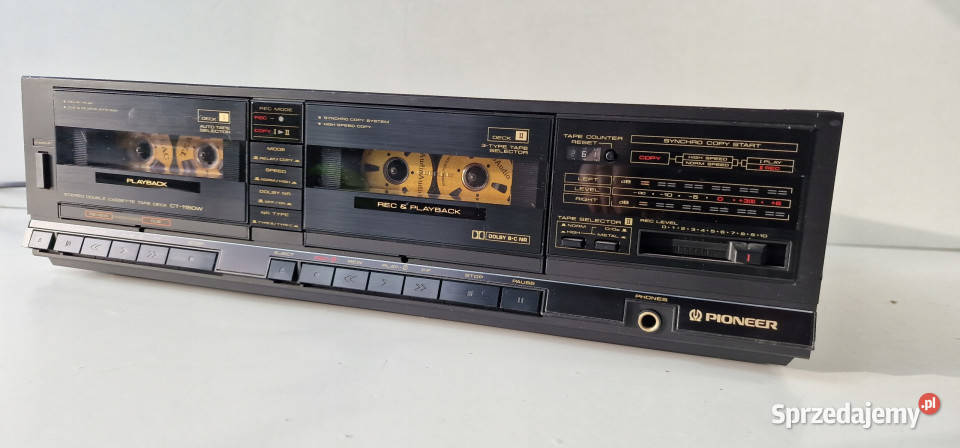Magnetofon cassette deck CT 1180 W CT1180W Międzychód sprzedam