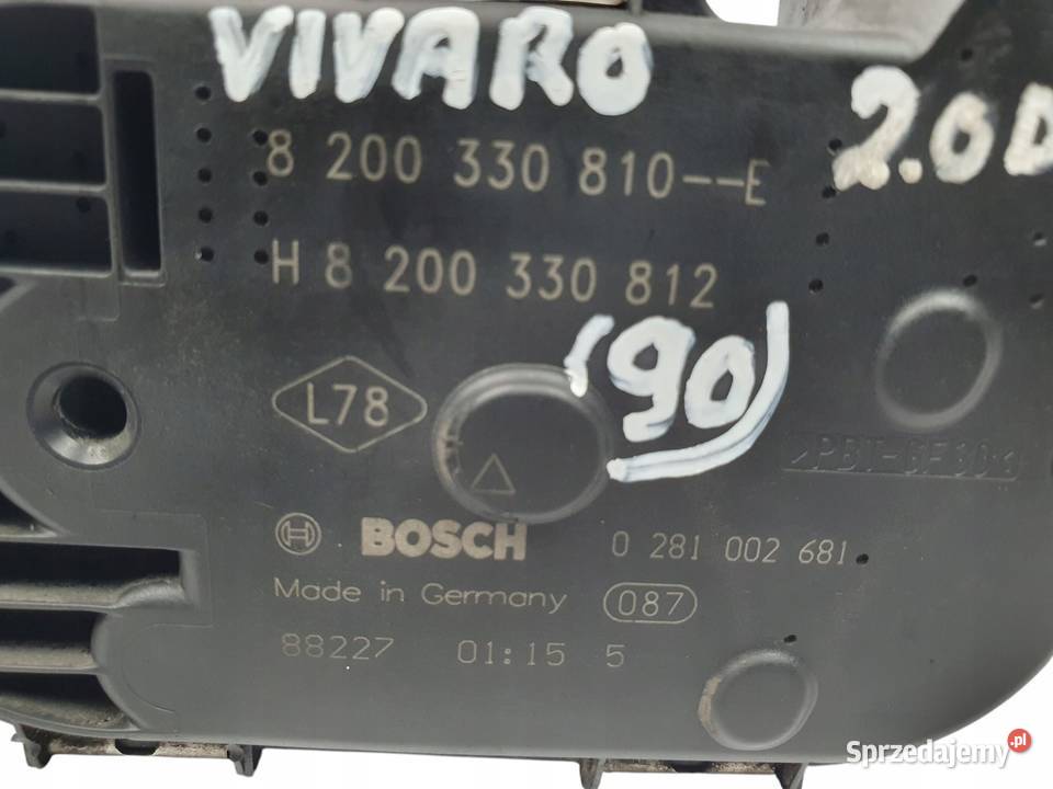 PRZEPUSTNICA Opel Vivaro Renault Trafic 20 DCI Chełm sprzedam