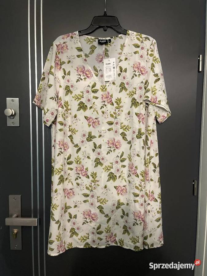 Flash sukienka modny wzór kwiaty kwiecista nowa Choszczno sprzedam